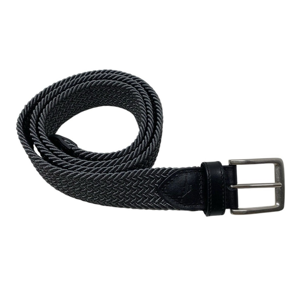 Tommy Bahama Mens Webbed Stretch Logo Golf Belt Gray Size Large 38 - 40 Casual